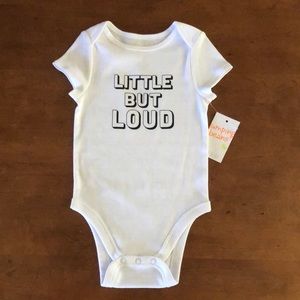 3/$15 🌵18 month one piece bodysuit “ Little But Loud”